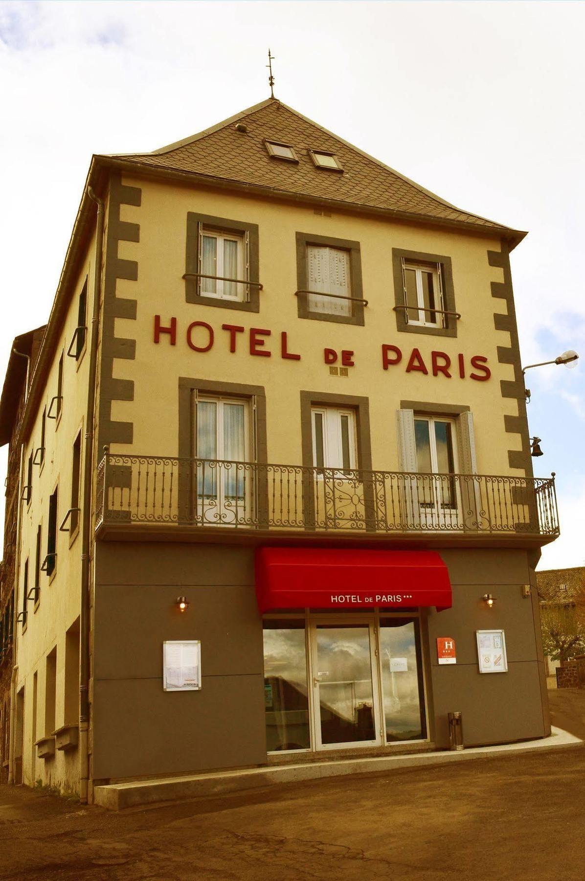 Logis Hotel De Paris Murol Exteriör bild